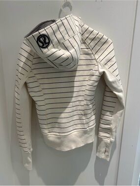 lululemon athletica Women's Slalom angel wing stripe hoodie